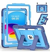 Case for iPad A16 11th Generation 11 Inch (2025)/10th Generation 10.9 Inch (2022), Dinines Rugged...