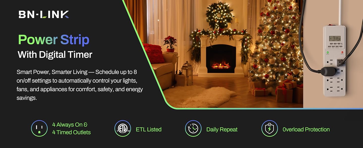 power strip with timer