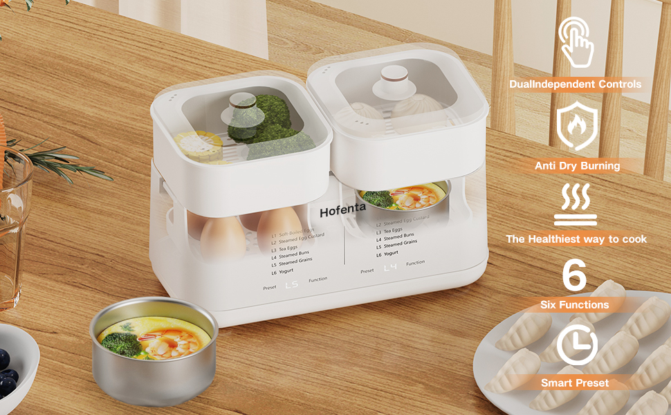 Electric Egg Steamer, 16-Egg Capacity