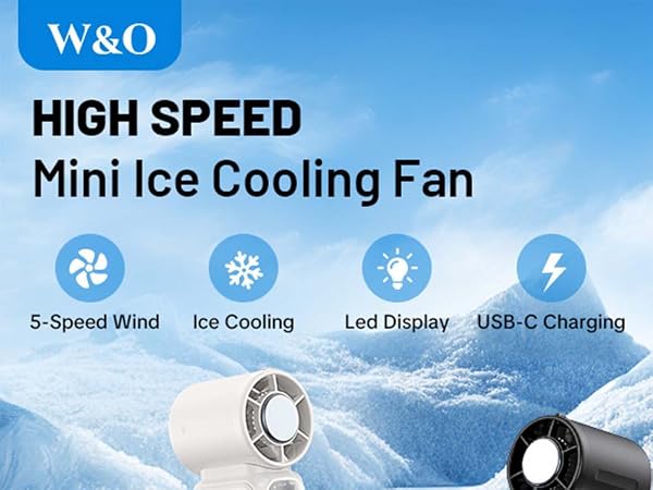 Handheld Fan with Ice Cooler,handheld fan,mini fan,portable fan