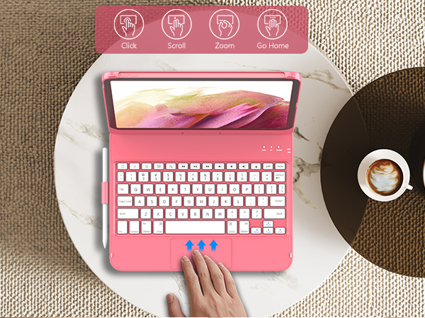 ipad 11th gen keyboard case pink 12
