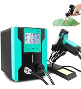 SS-331 Electric Solder Suction Gun, with LCD, 90W Electric Desoldering Gun, Auto Standby & Sleep,...