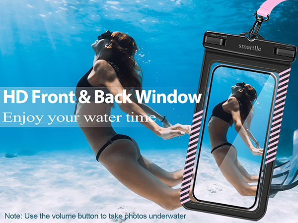 waterproof phone pouch protector water case holder under water park Vacation travel Essentials