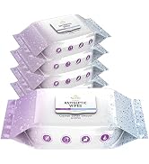 Antibacterial Hand & Body Sanitizing Bathing Wipes (5 Pack) | 300 Large Alcohol Free Disposable A...