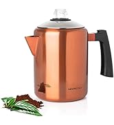 Mixpresso Stainless Steel Stovetop Coffee Percolator, Percolator Coffee Pot, Excellent For Campin...