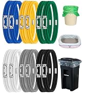 Garbage Can Bands Cord Lord Design Adjustable Large Trash Can Rubber Bands Fits 8-33 Gallon Trash...