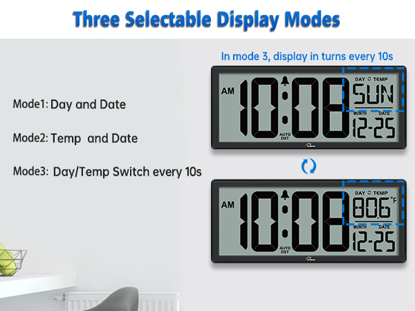 digital wall clock