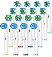 Replacement Toothbrush Heads Compatible with Braun Oral b 7000/Pro 1000/9600/ 5000/3000/8000/ and...