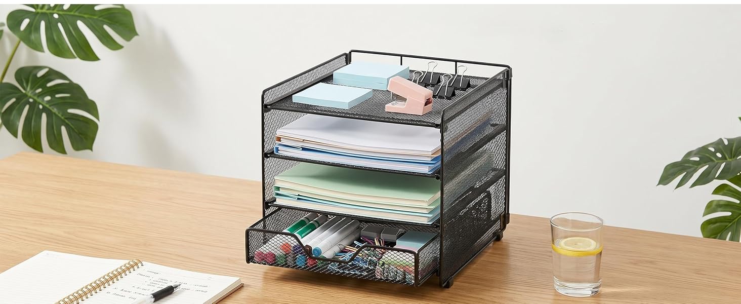 desk organizer and accessories