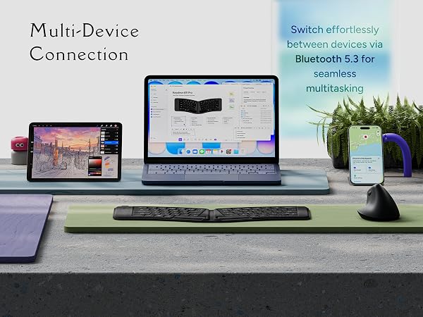 Keychron B11 Pro Ultra-Slim Wireless Foldable Keyboard
