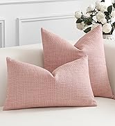 OTOSTAR Linen Throw Pillow Cover