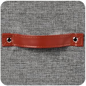 3 Faux Leather Handles
