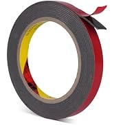 Acrylic Plus Tape for Automotive Exterior and Glass Attachment, 3/8''×10.8 Ft, Made of 3M PT1500 ...
