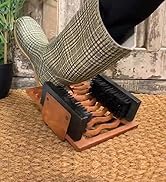 ARSUK 3 in-1 Welly Boot Brush Mud Scraper Scrubber Jack Puller - Shoe Dirt Remover Cleaner for In...