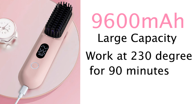 Porta Cordless Hair Straightener Brush