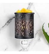 EQUSUPRO Wax Melts Warmer Plug in Wall Pluggable Fragrance Wax Warmer with Removable Dish, Night ...