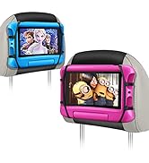 2 Pack Car Headrest Tablets Mount Holder, WONNIE Tablet Holder for Car Back Seat, Tablet Stand fo...