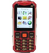 Yunseity Unlocked Seniors Cell Phone, Clear Display Large Buttons Volume Easy Mobile Phone, Suppo...