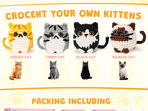 crochet your own kittens