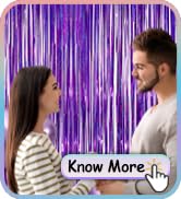 Purple Tinsel Curtain Party Backdrop - GREATRIL Foil Fringe Curtain Party Decor Photo Booth Strea...