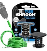 TubShroom Drain Hair Catcher - Matte Black - Fits 1.5-1.75 inch Tub Drains - Drain Protection to ...