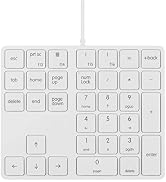 Merdia Numeric Keypads Wired Numpad 34 Keys External Mini Slim Keyboard Magic Force for Financial...
