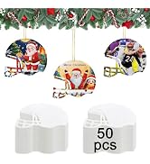 50 pcs Sublimation air fresheners Blanks ,Sublimation Blanks Products DIY Air Freshener for Car a...