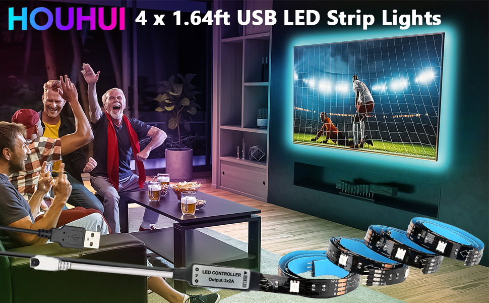 rgb led light strip for tv lights