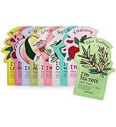 TONYMOLY I’m Real Sheet Mask Set – Korean Face Mask Variety Pack for Hydrating, Soothing & Nouris...
