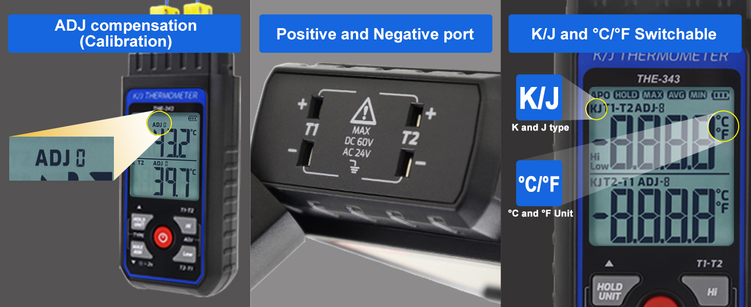 K Type Thermocouple Thermometer