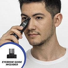 wahl trimmer ear nose brow deluxe 2-in-1 detailer facial professional lighted shaver clipper andis