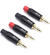 SiYear 3-Pole 3.5mm Stereo Headphone Jack Male Plug Repair Replacement Solder Adapter, 3.5mm (1/8...