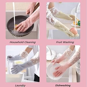 Rubber Cleaning Gloves
