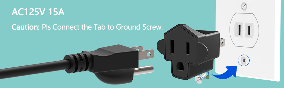 three prong to two prong adapter