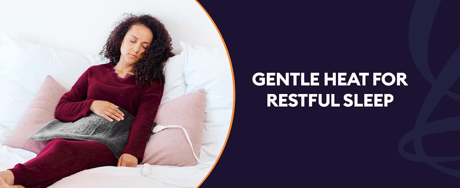 heating pad offers flexibility and convenience, allowing use in various positions
