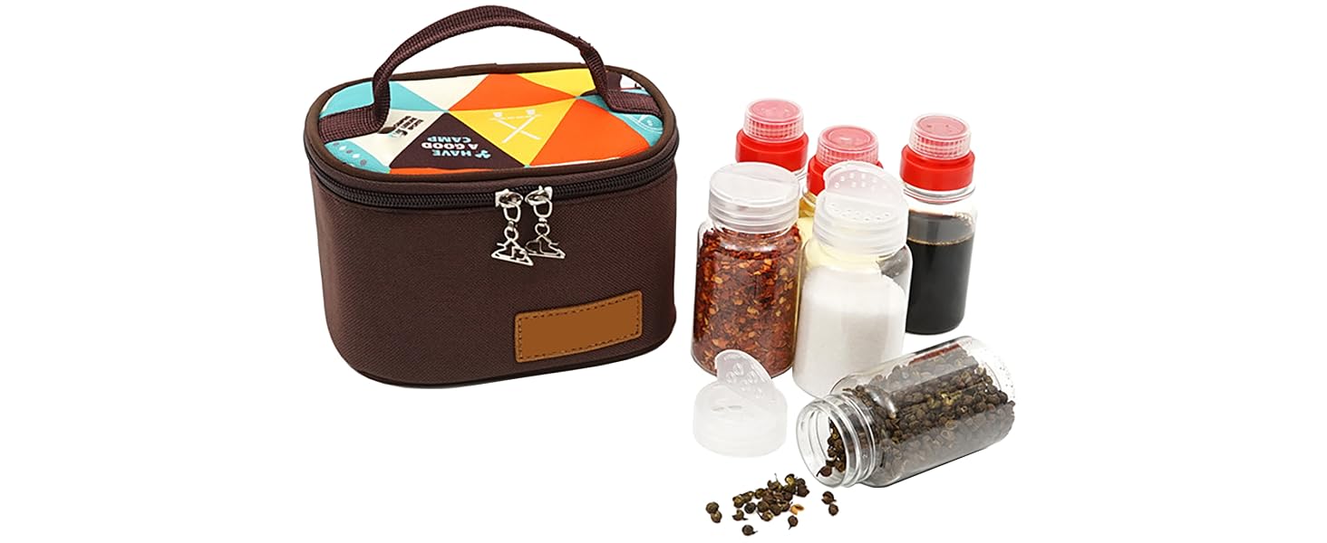 DZRZVD Camping Seasoning Jar Set