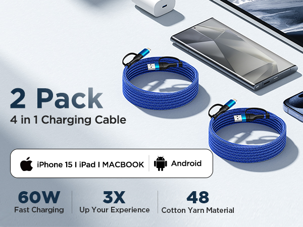 4 in 1 charging cable