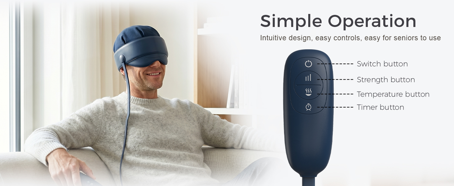 Simple Operation Intuitive design, easy controls, easy for seniors to use