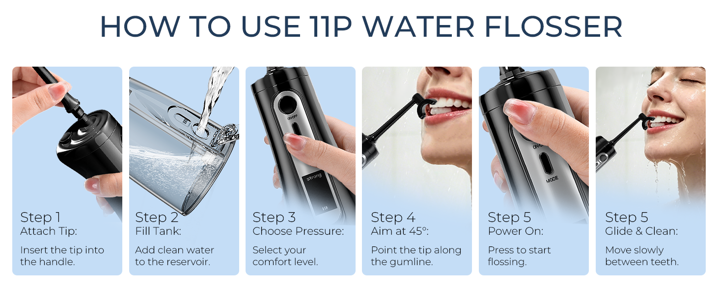 cordless water flosser
