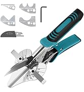 O’Shine Ratchet Miter Shears Expert for Angular Cutting Molding Crafting Wood, Quarter Round Cutt...