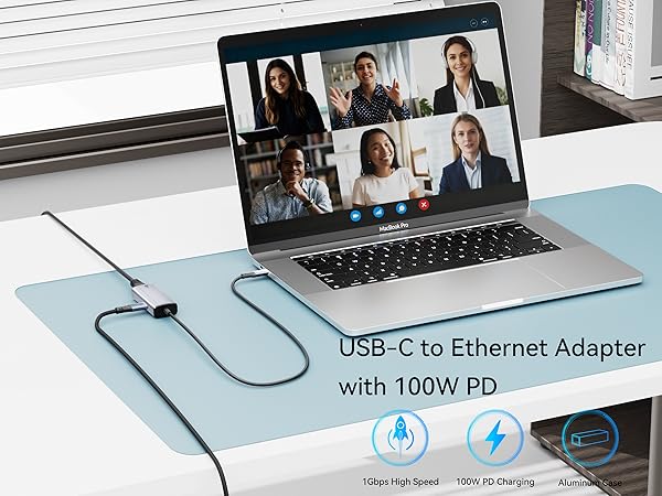 USB-C to Ethernet Adapter