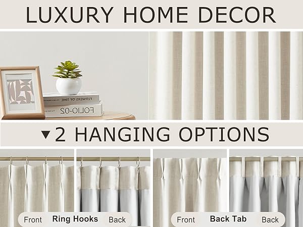 curtains with hooks
