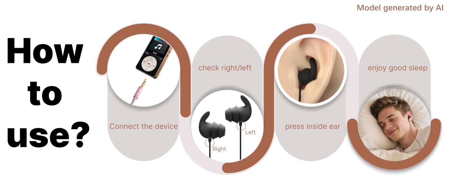 wired earbuds sleeping side sleeper wired earbuds wired headphones sleeping