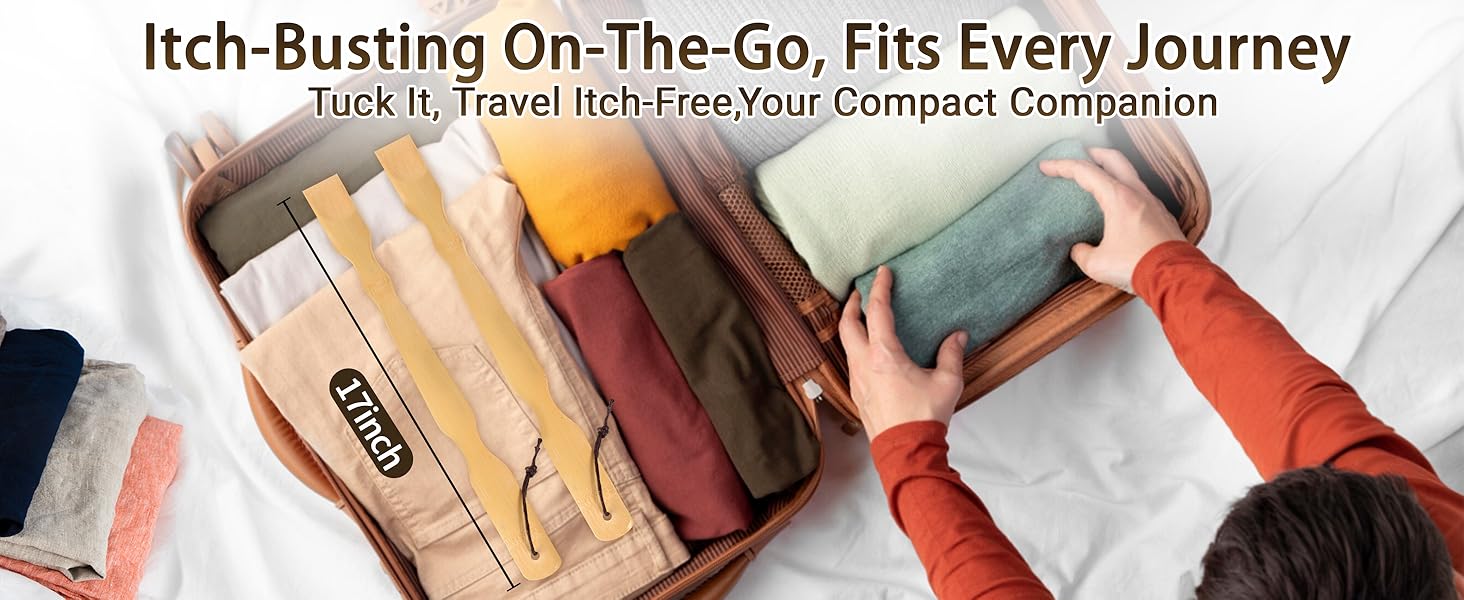 Bamboo Back Scratcher for Travel