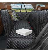URPOWER Dog Car Seat Cover for Back Seat, Waterproof Hammock for Car & SUV | Mesh Window, Side Fl...