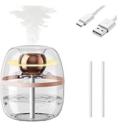 Humidifier,3L USB Cool Mist Quiet Desktop Humidifier with Night Light & 360° Rotatable 20H Last D...