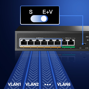 8 port poe switch