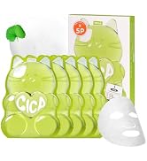 EDIT.B Waterfull Gummy Mask 5 Pcs, Hydrating Korean Daily Facial Sheet Mask for Sensitive Skin, S...