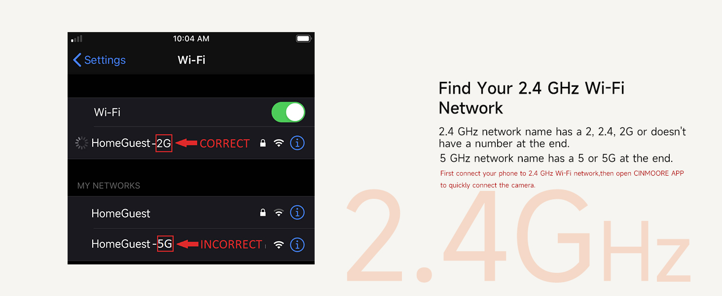 pet camera, 2.4GHz stable WiFi