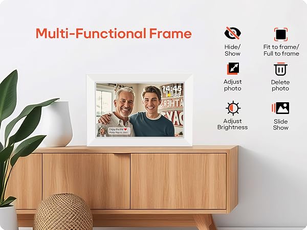 Miroir 10.1 Inch WiFi Digital Photo Frame frameo digital picture frame